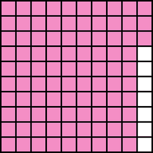 Purple Base Ten Squares 93:100
