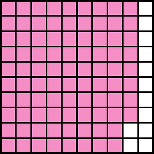 Purple Base Ten Squares 88:100