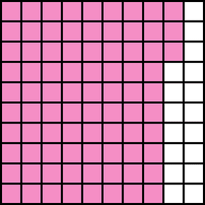 Purple Base Ten Squares 83:100