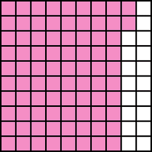 Purple Base Ten Squares 82:100