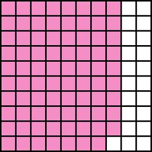 Purple Base Ten Squares 79:100