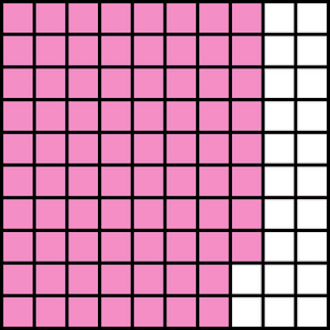Purple Base Ten Squares 78:100