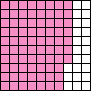 Purple Base Ten Squares 77:100