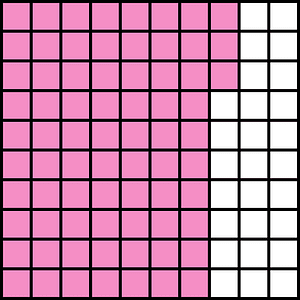 Purple Base Ten Squares 73:100