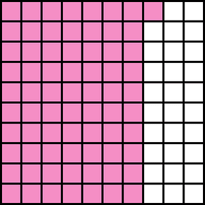 Purple Base Ten Squares 71:100