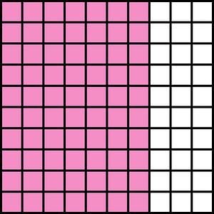 Purple Base Ten Squares 70:100