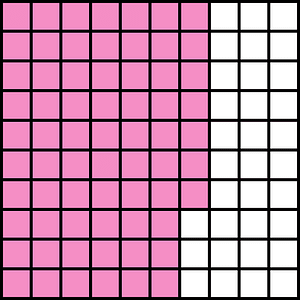 Purple Base Ten Squares 67:100