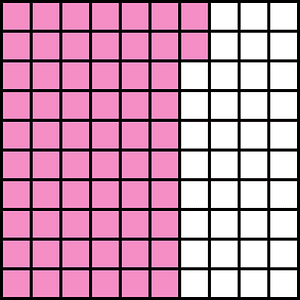 Purple Base Ten Squares 62:100