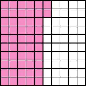 Purple Base Ten Squares 52:100
