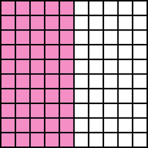 Purple Base Ten Squares 50:100