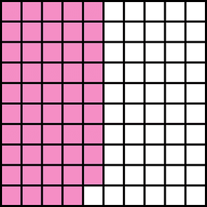 Purple Base Ten Squares 49:100