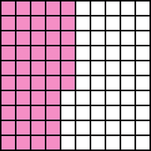 Purple Base Ten Squares 46:100