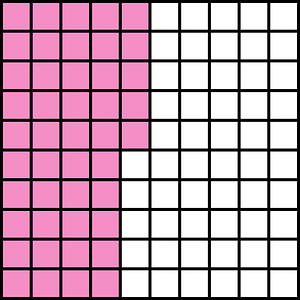 Purple Base Ten Squares 45:100