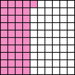 Purple Base Ten Squares 41:100