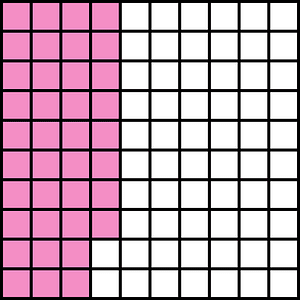 Purple Base Ten Squares 38:100