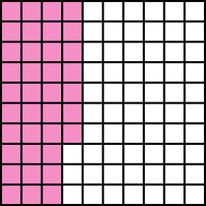 Purple Base Ten Squares 37:100