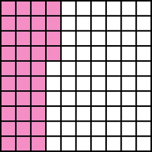Purple Base Ten Squares 34:100