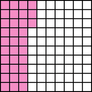 Purple Base Ten Squares 33:100