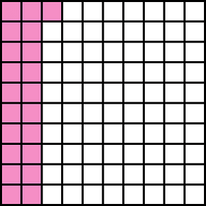 Purple Base Ten Squares 21:100