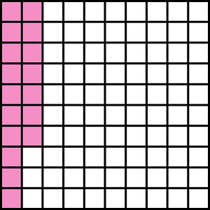 Purple Base Ten Squares 17:100
