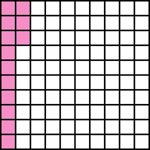 Purple Base Ten Squares 13:100
