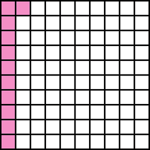 Purple Base Ten Squares 11:100