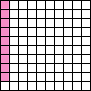 Purple Base Ten Squares 9:100