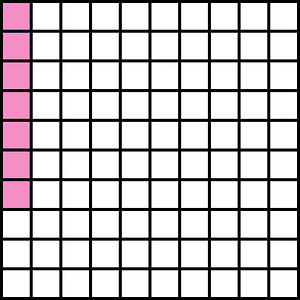 Purple Base Ten Squares 7:100