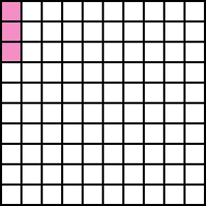 Purple Base Ten Squares 3:100