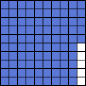 Ultramarine Base Ten Squares 95:100