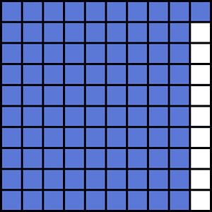 Ultramarine Base Ten Squares 91:100
