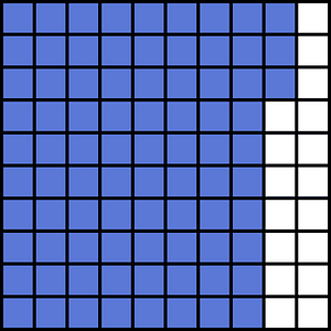 Ultramarine Base Ten Squares 83:100