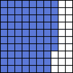 Ultramarine Base Ten Squares 77:100