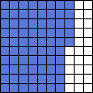 Ultramarine Base Ten Squares 75:100
