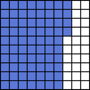 Ultramarine Base Ten Squares 74:100