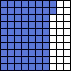 Ultramarine Base Ten Squares 72:100