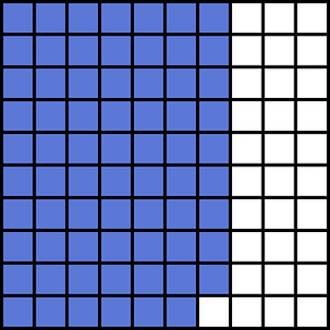 Ultramarine Base Ten Squares 69:100