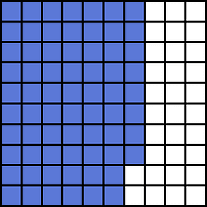 Ultramarine Base Ten Squares 68:100
