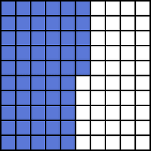 Ultramarine Base Ten Squares 55:100