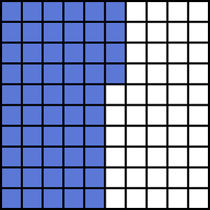 Ultramarine Base Ten Squares 54:100