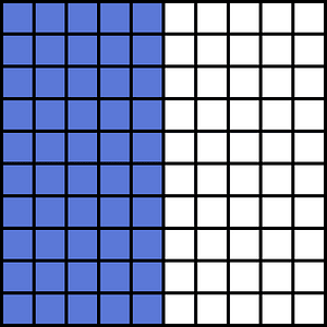 Ultramarine Base Ten Squares 50:100