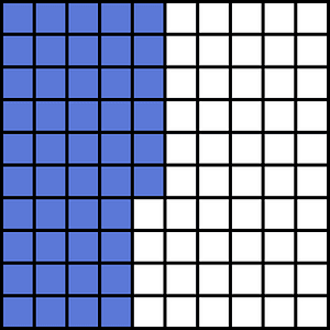 Ultramarine Base Ten Squares 46:100