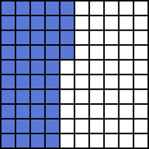 Ultramarine Base Ten Squares 44:100