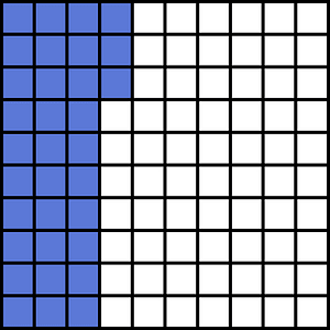 Ultramarine Base Ten Squares 33:100