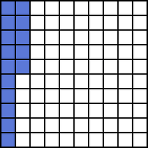 Ultramarine Base Ten Squares 15:100