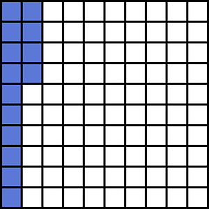 Ultramarine Base Ten Squares 14:100