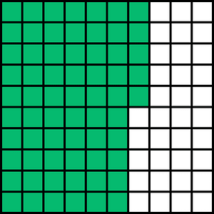 Green Base Ten Squares 65:100