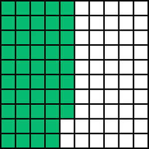 Green Base Ten Squares 48:100