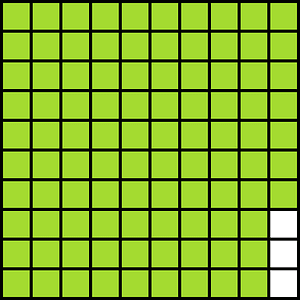 Lime Base Ten Squares 97:100