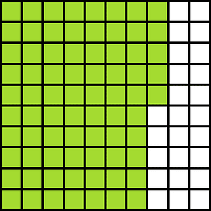 Lime Base Ten Squares 75:100